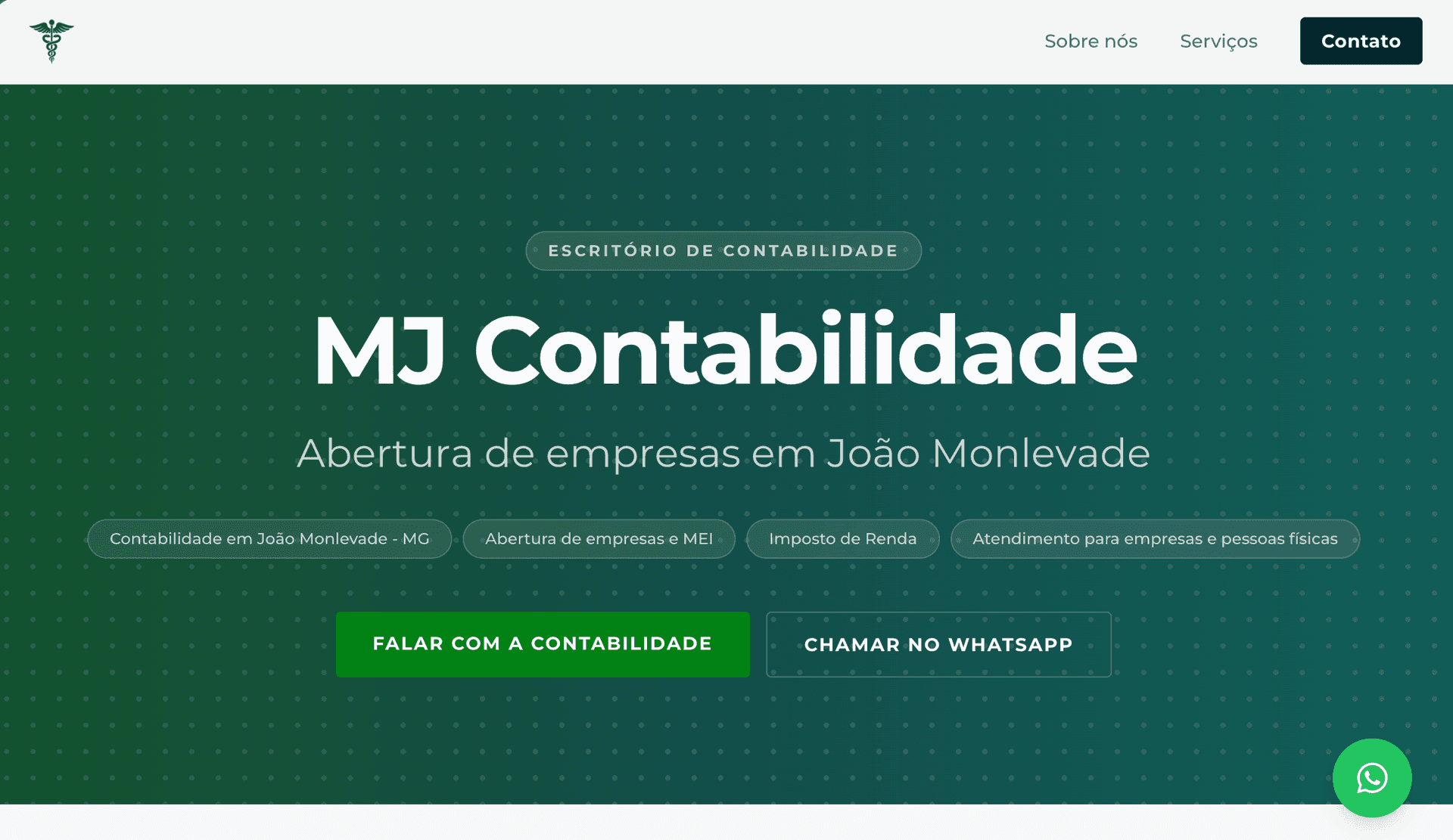 Exemplo de site para rh e contabilidade